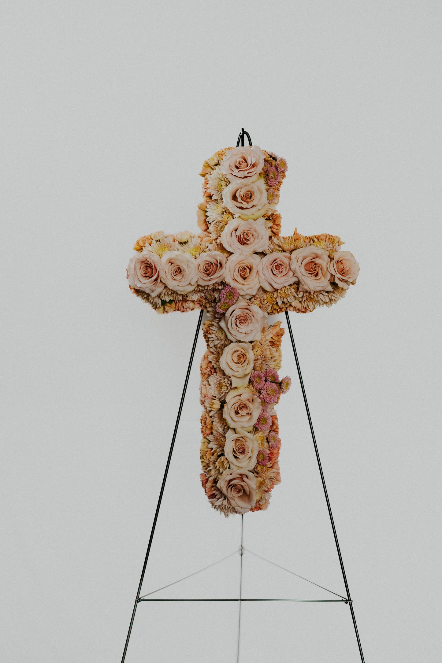 Faithful Blossoms Standing Cross