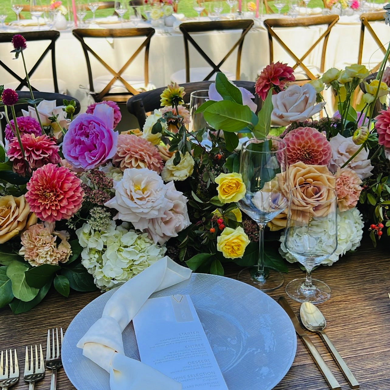 Bright and Pastel Wedding Flowers