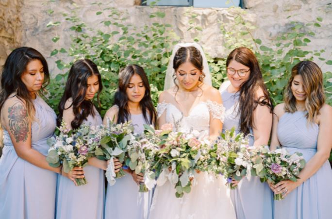 Pastel wildflower bouquets from Daisies in May