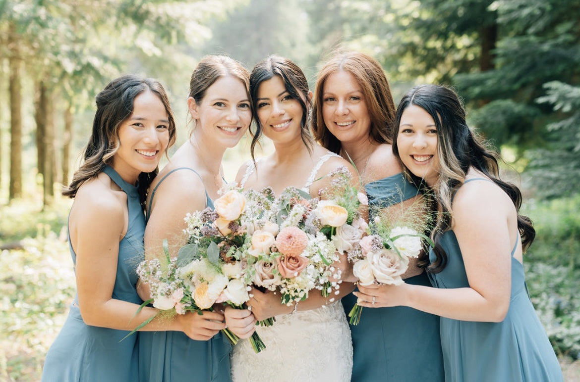 Pastel Wildflower Outdoor Summer Wedding
