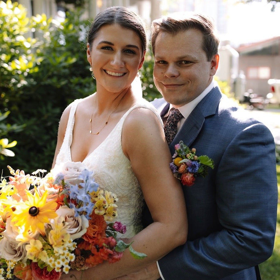 Bold & Bright Wildflower Wedding